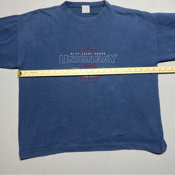 UNIONBAY Men Blue Crewneck Sweater Classic Design Size Small - Picture 6 of 7